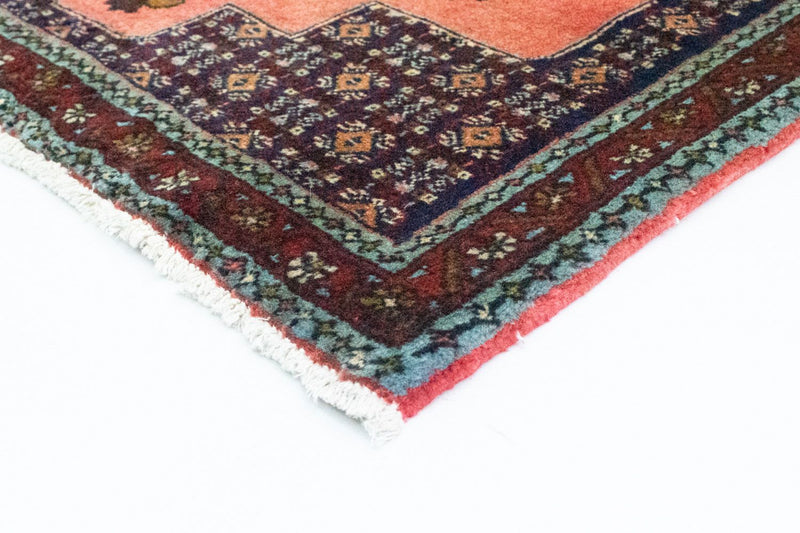 Tapis persan - Classique carré  - 77 x 73 cm - saumon