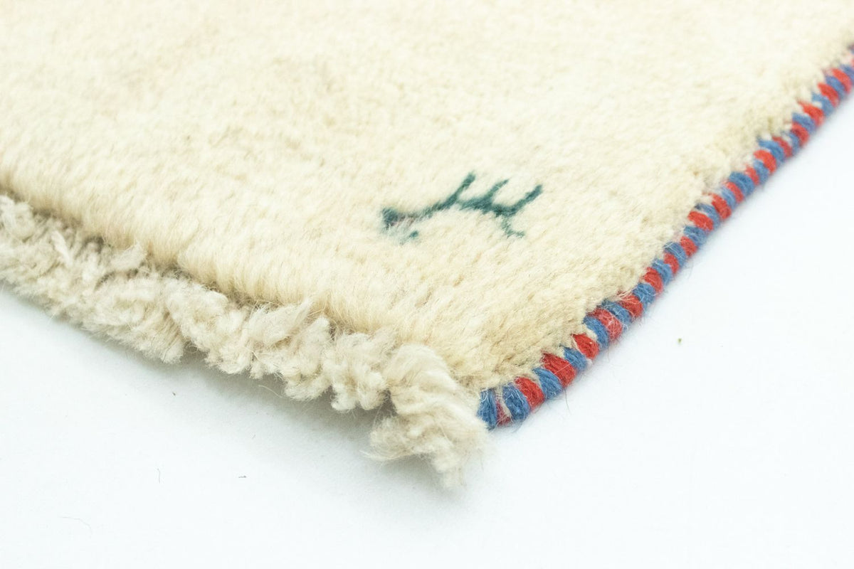 Tapis Gabbeh - Persan - 60 x 40 cm - beige