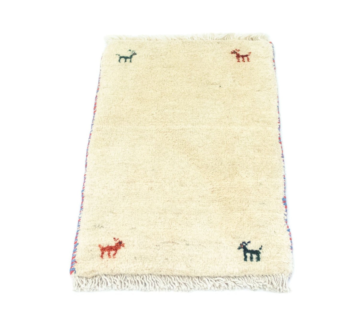 Tapis Gabbeh - Persan - 60 x 40 cm - beige