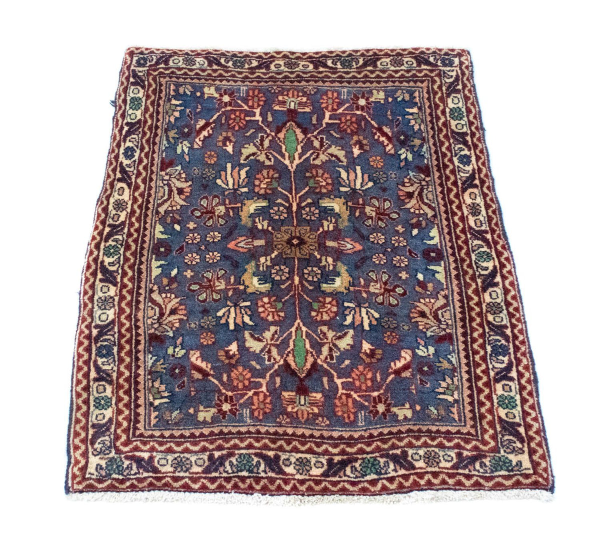 Tapis persan - Bidjar - 84 x 63 cm - bleu