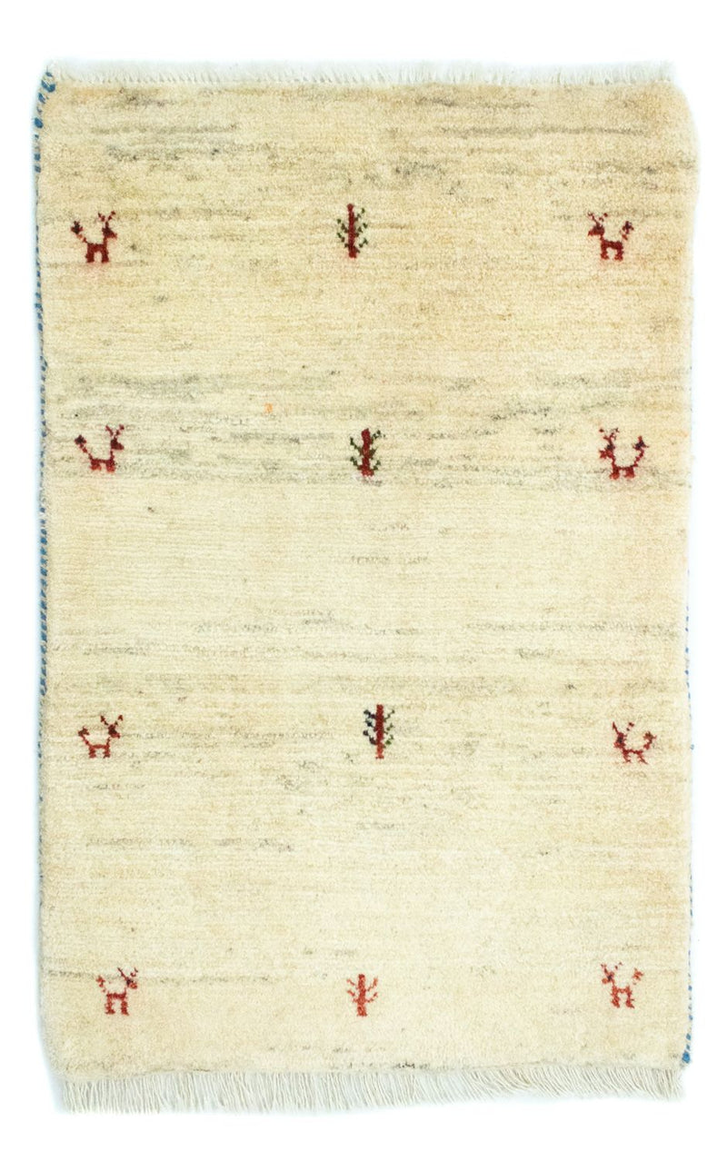 Tapis Gabbeh - Persan - 90 x 59 cm - multicolore