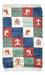 Tapis Gabbeh - Persan - 60 x 40 cm - multicolore