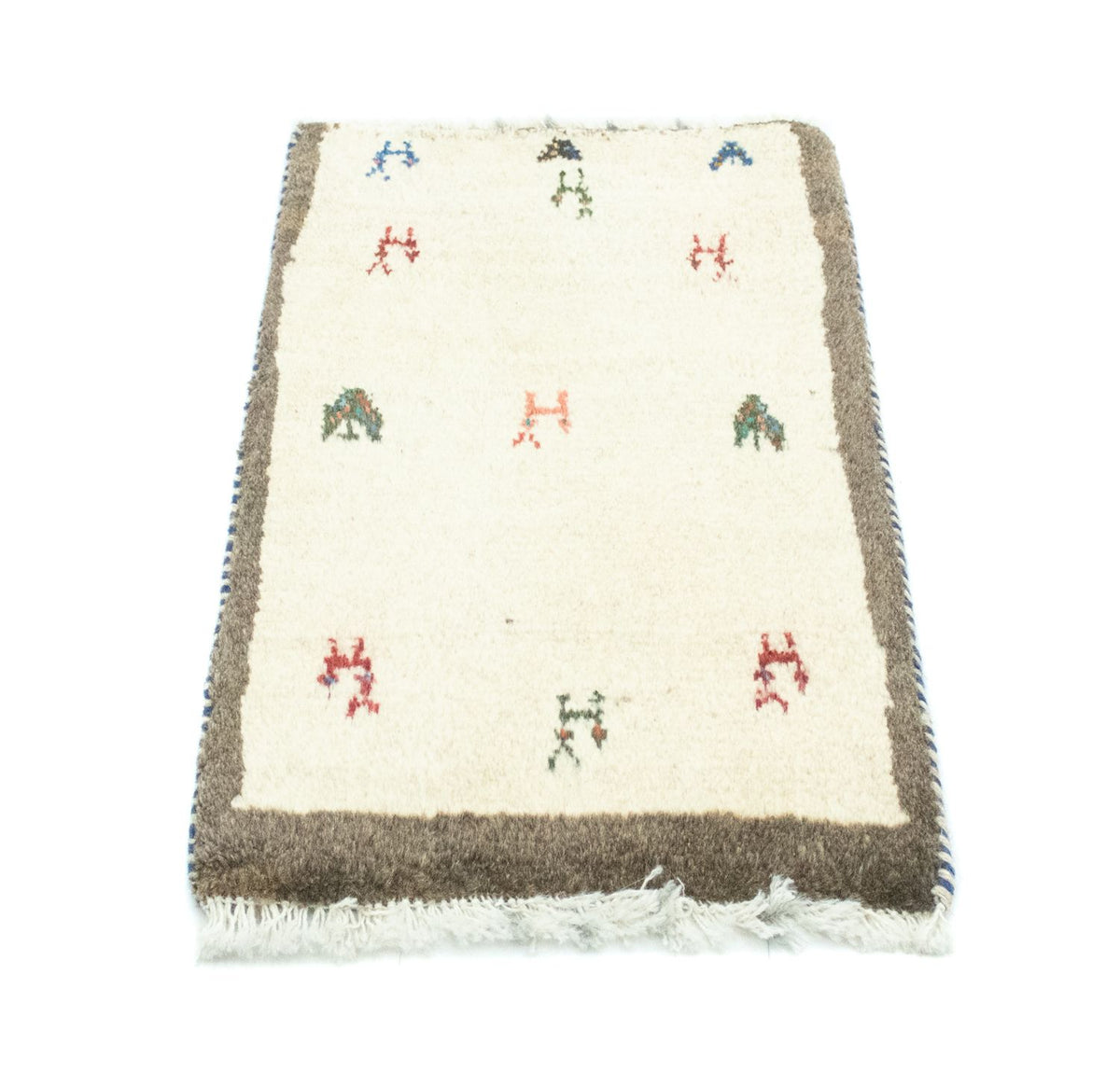 Tapis Gabbeh - Persan - 60 x 40 cm - multicolore