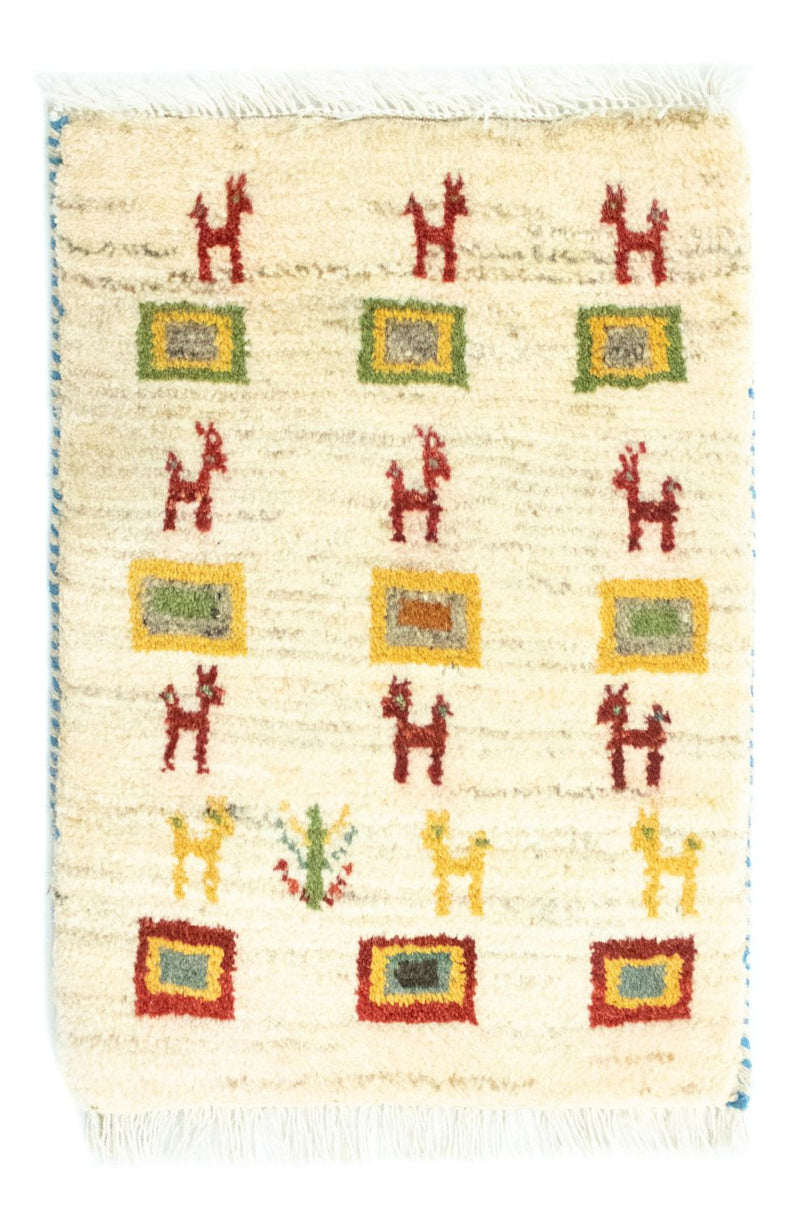 Tapis Gabbeh - Persan - 60 x 40 cm - multicolore
