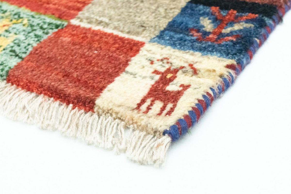 Tapis Gabbeh - Persan - 60 x 40 cm - multicolore