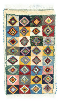 Tapis Gabbeh - Persan - 60 x 40 cm - multicolore