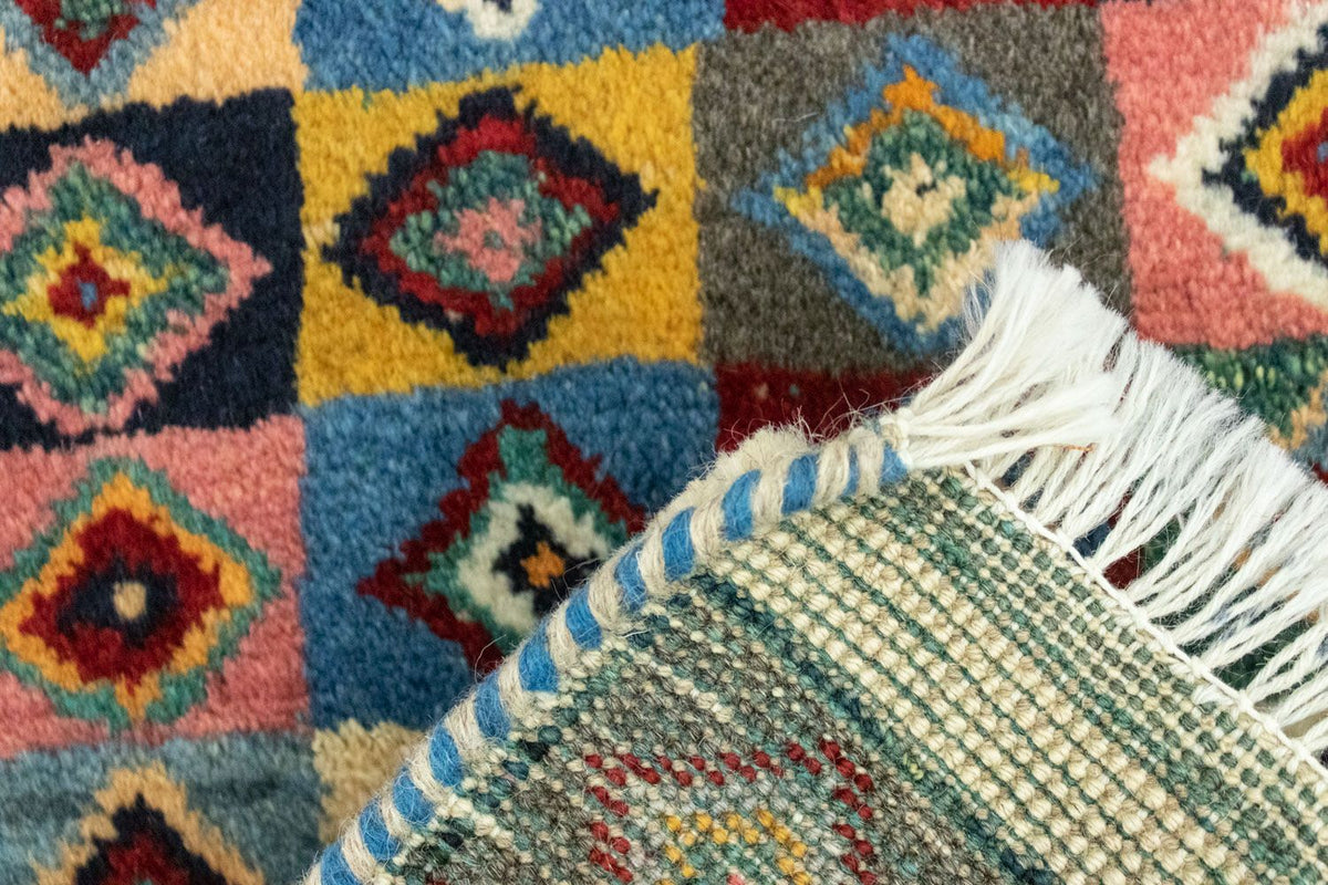 Tapis Gabbeh - Persan - 60 x 40 cm - multicolore