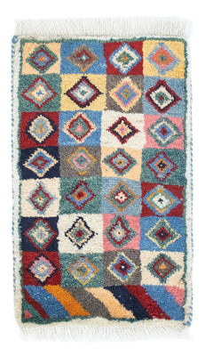 Tapis Gabbeh - Persan - 60 x 40 cm - multicolore