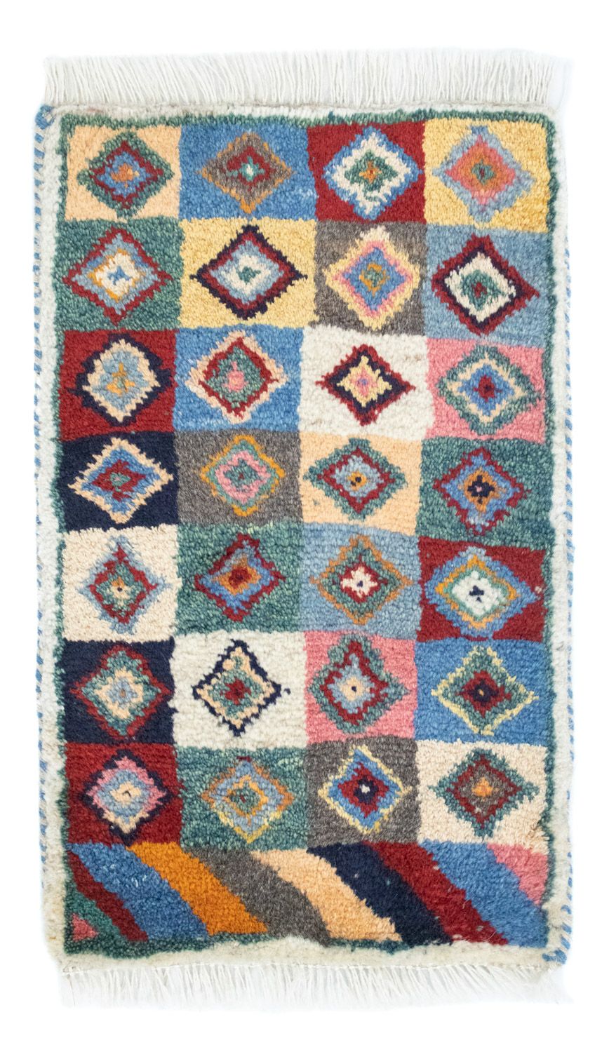 Tapis Gabbeh - Persan - 60 x 40 cm - multicolore