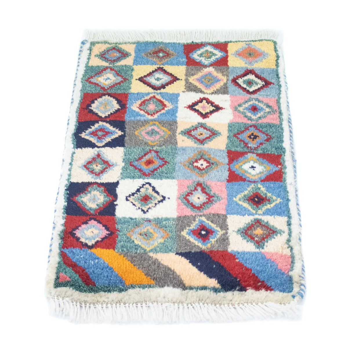 Tapis Gabbeh - Persan - 60 x 40 cm - multicolore