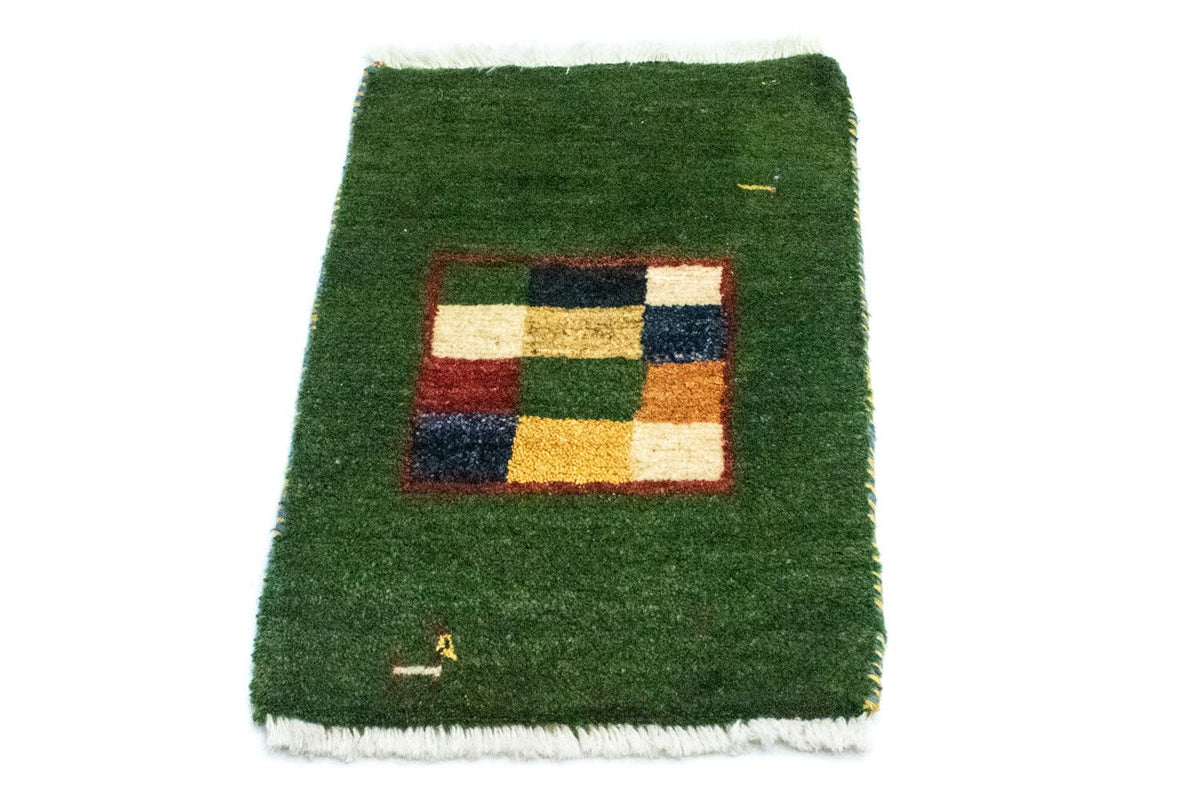 Tapis Gabbeh - Persan - 60 x 40 cm - vert