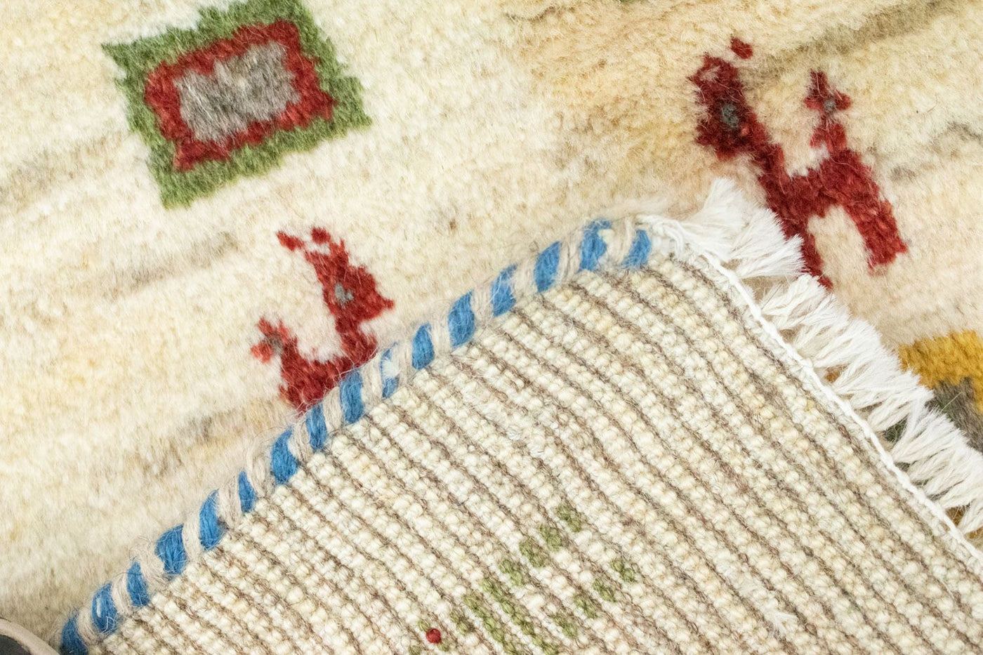 Tapis Gabbeh persan Tapis 60x40cm - Perserteppich Wollteppich