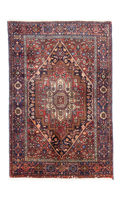 Tapis persan - Nomadic - 145 x 100 cm - bleu