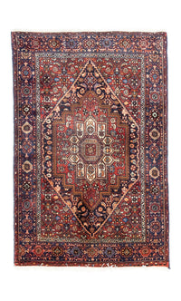 Tapis persan - Nomadic - 145 x 100 cm - bleu