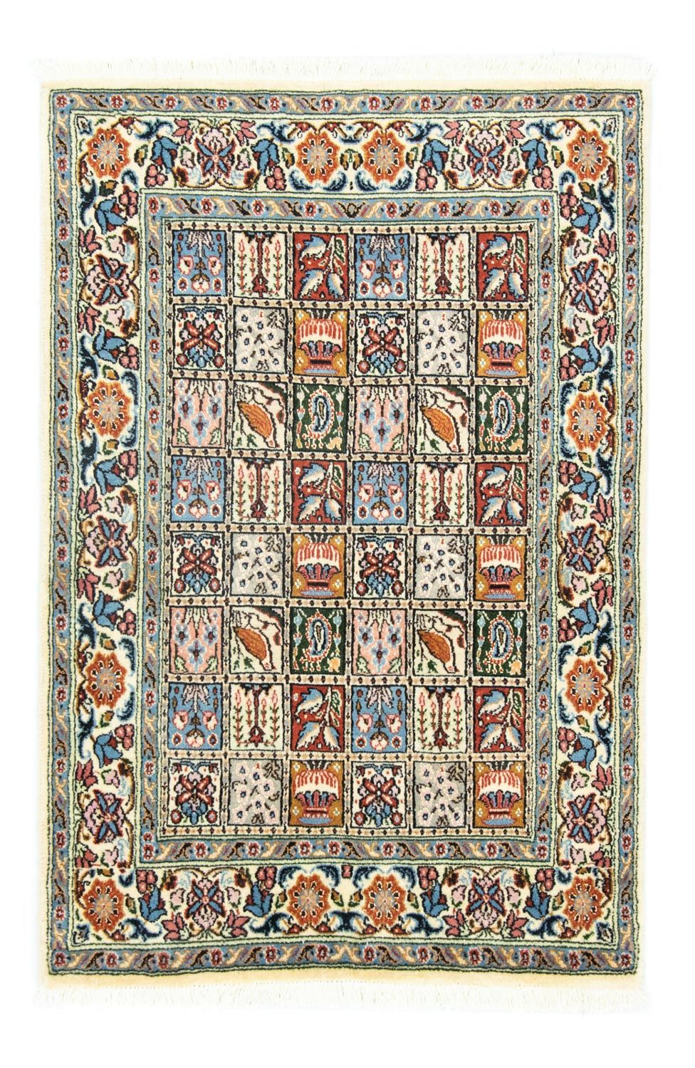 Tapis persan - Classique - 121 x 80 cm - bleu