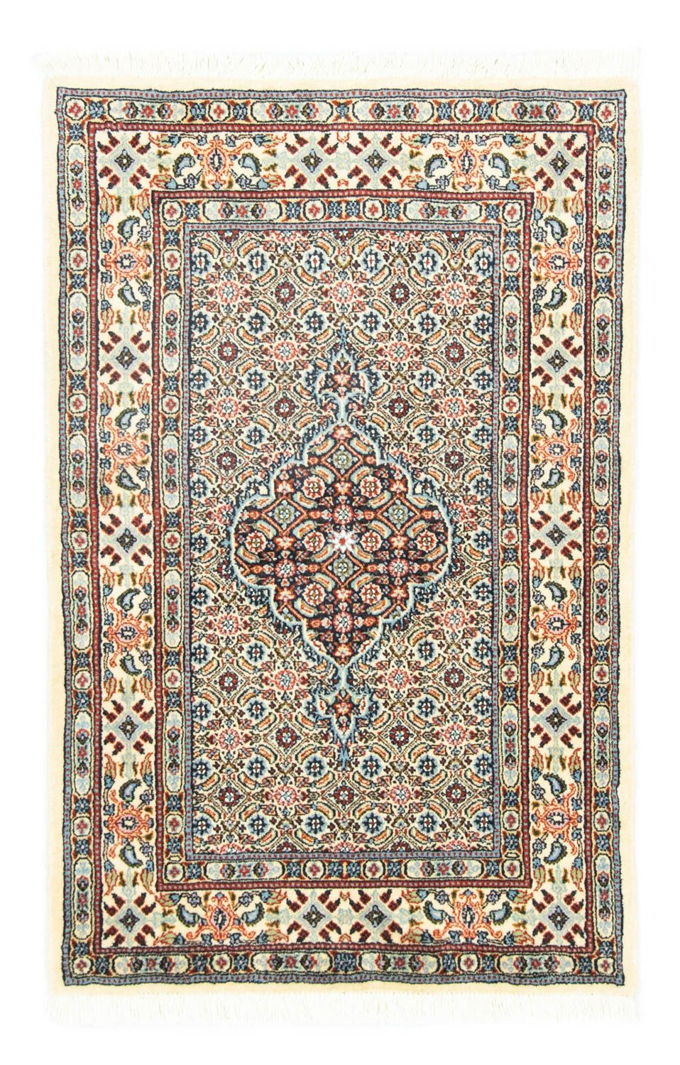 Tapis persan - Classique - 123 x 80 cm - bleu