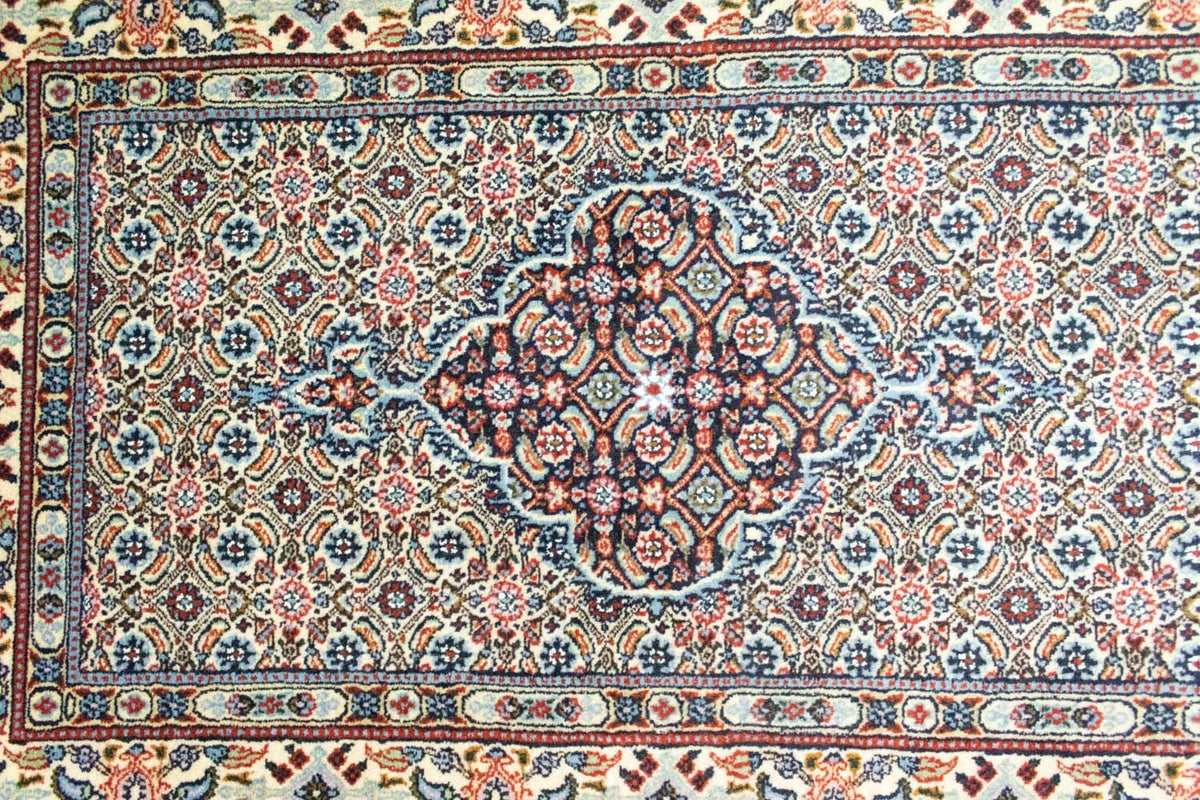 Tapis persan - Classique - 123 x 80 cm - bleu