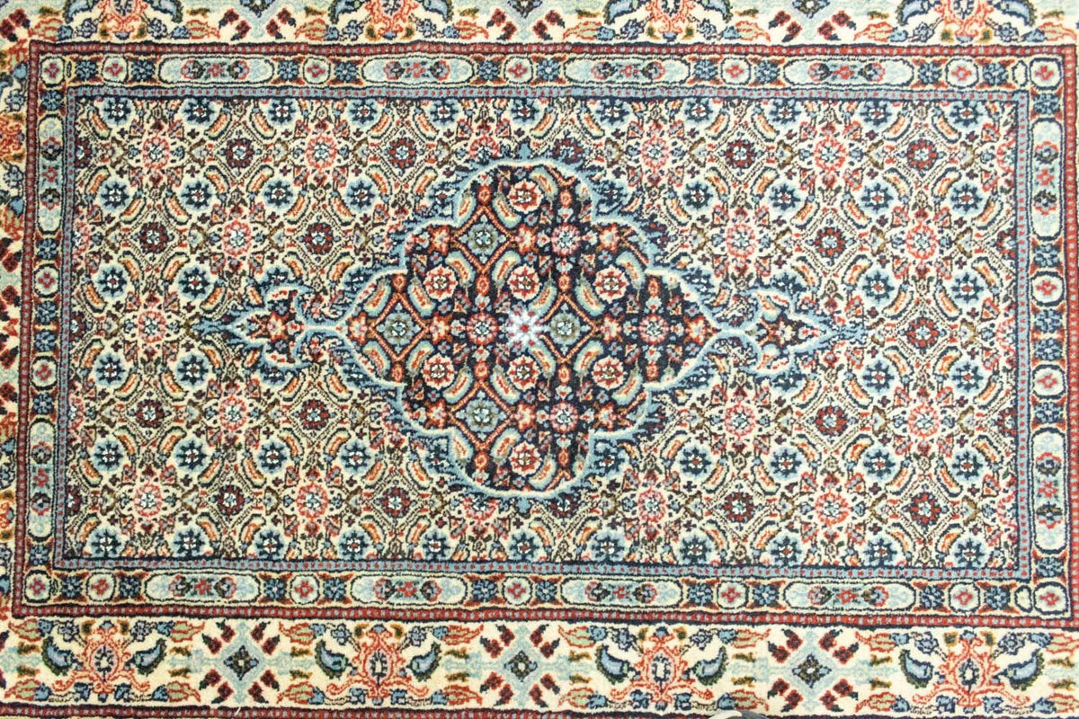 Tapis persan - Classique - 122 x 78 cm - bleu