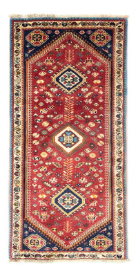 Tapis persan - Nomadic - 148 x 73 cm - rouge