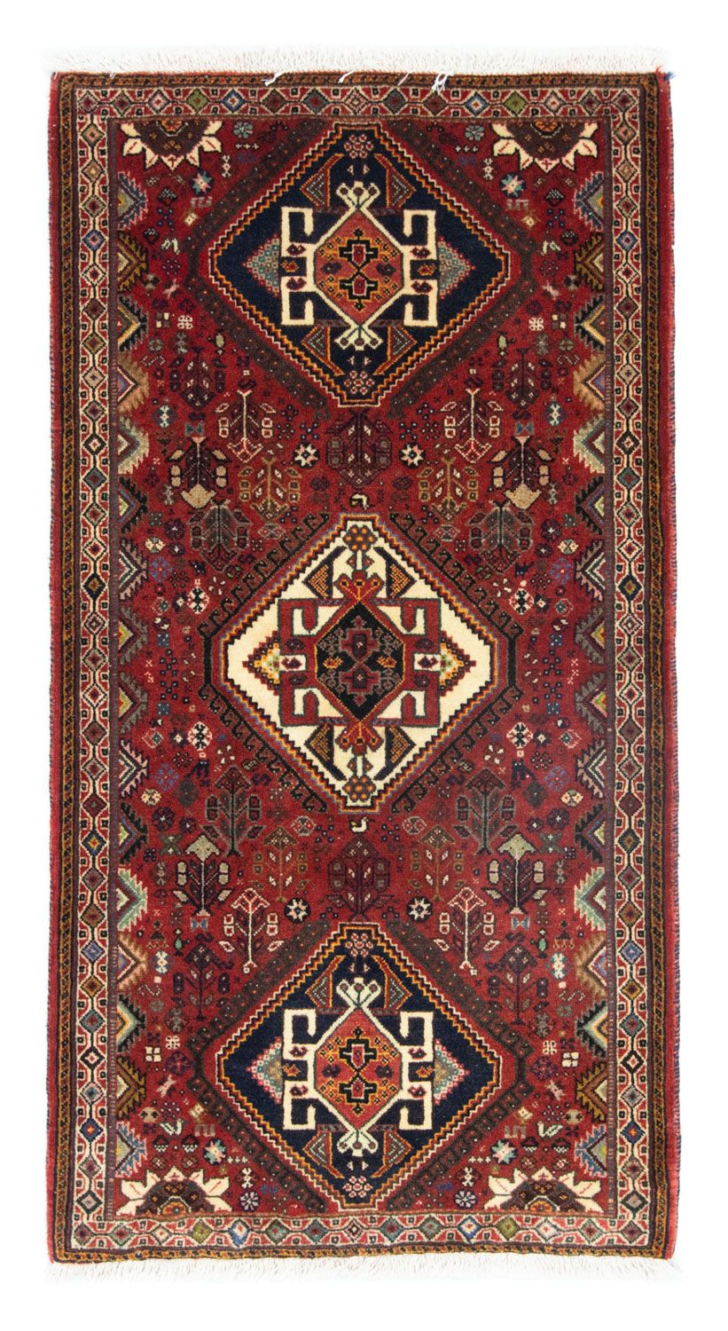 Tapis persan - Nomadic - 147 x 75 cm - rouge