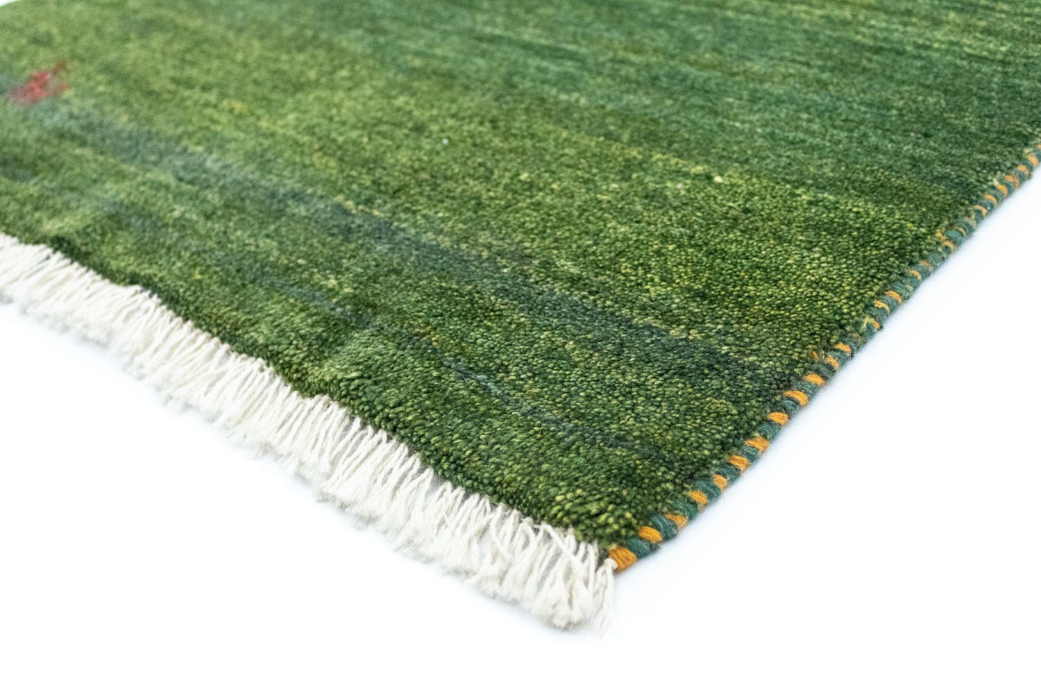 Tapis Gabbeh - Persan - 125 x 80 cm - vert