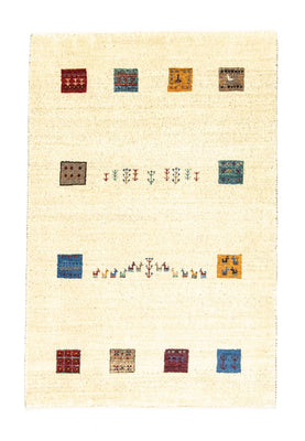 Tapis Gabbeh - Loribaft Persan - 128 x 80 cm - beige