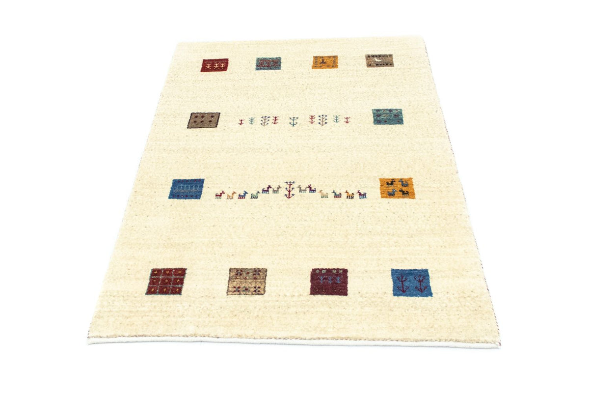 Tapis Gabbeh - Loribaft Persan - 128 x 80 cm - beige
