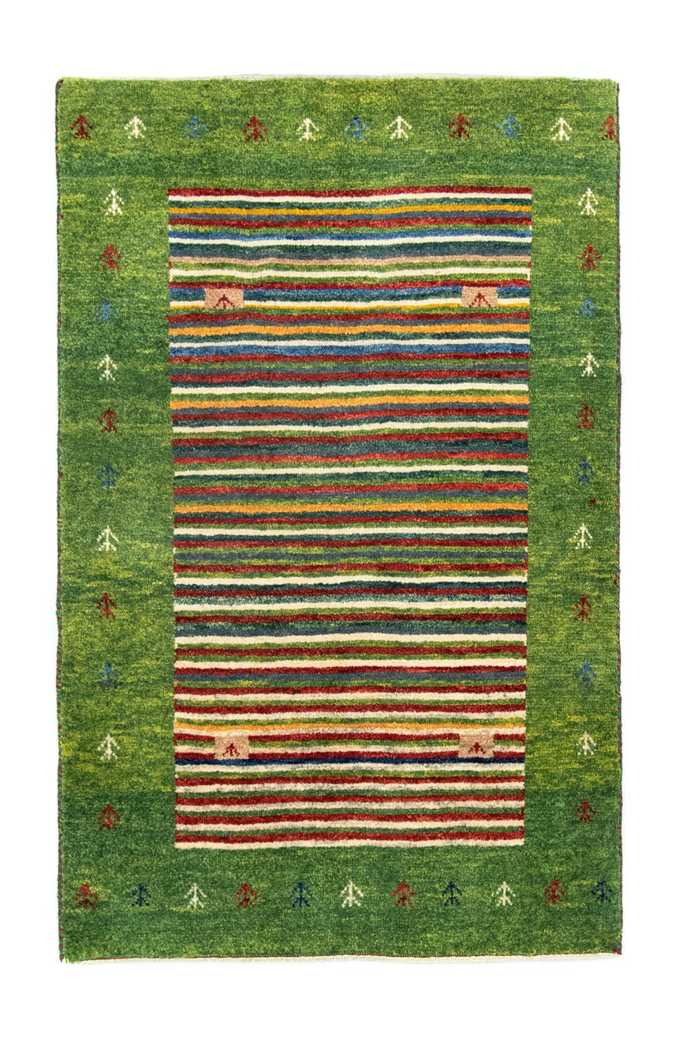 Tapis persan - Nomadic - 126 x 80 cm - multicolore