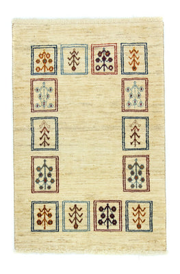 Tapis Gabbeh - Loribaft Persan - 120 x 78 cm - multicolore