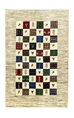 Tapis Gabbeh - Loribaft Persan - 125 x 82 cm - colorée