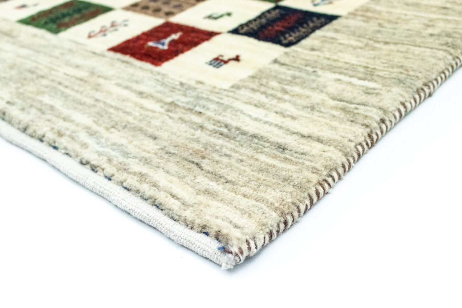 Tapis Gabbeh - Loribaft Persan - 125 x 82 cm - colorée