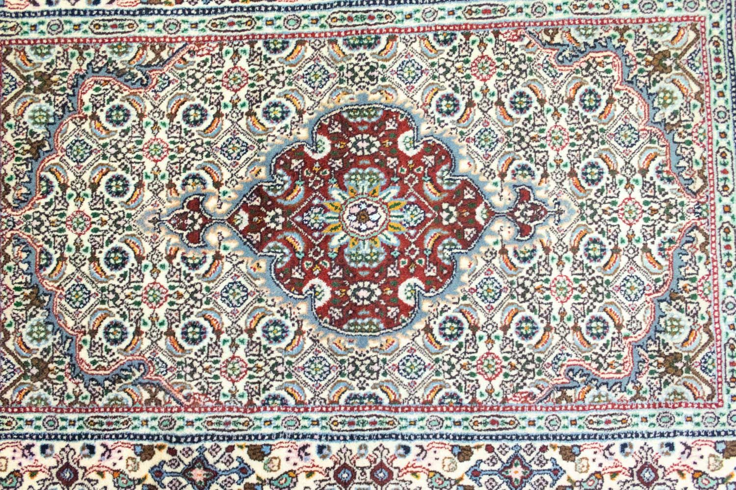 Tapis persan - Classique - 116 x 78 cm - bleu