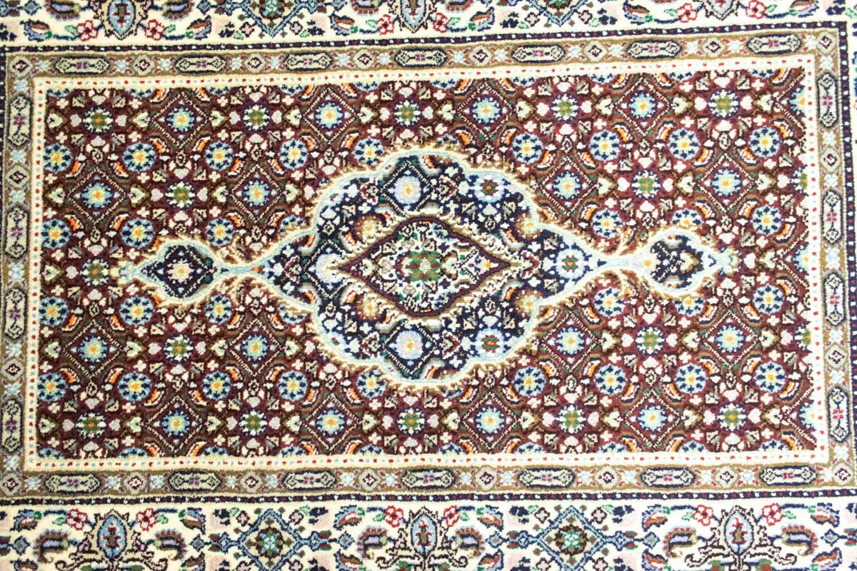 Tapis persan - Classique - 125 x 80 cm - bleu