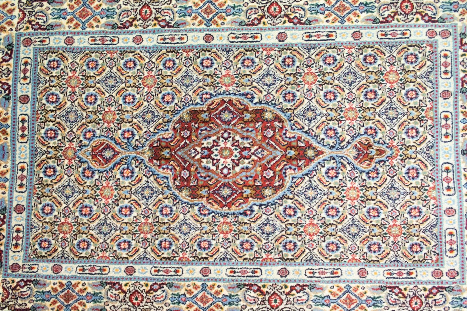 Tapis persan - Classique - 121 x 76 cm - bleu