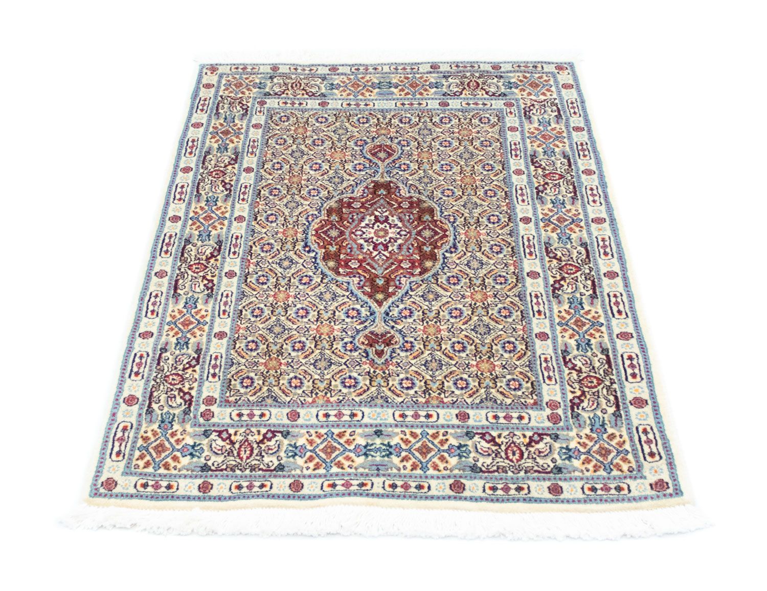 Tapis persan - Classique - 121 x 76 cm - bleu