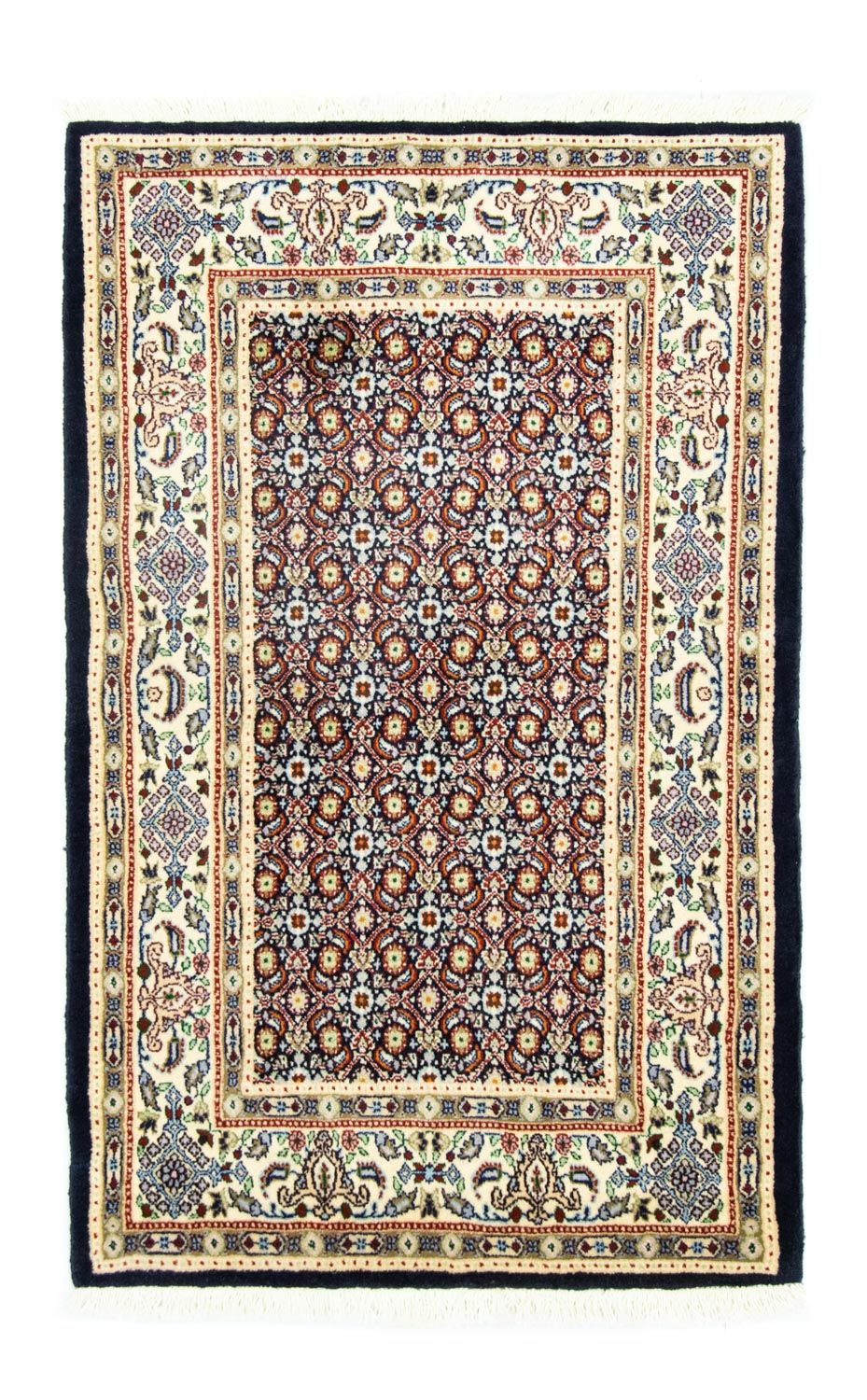 Tapis persan - Classique - 128 x 78 cm - bleu