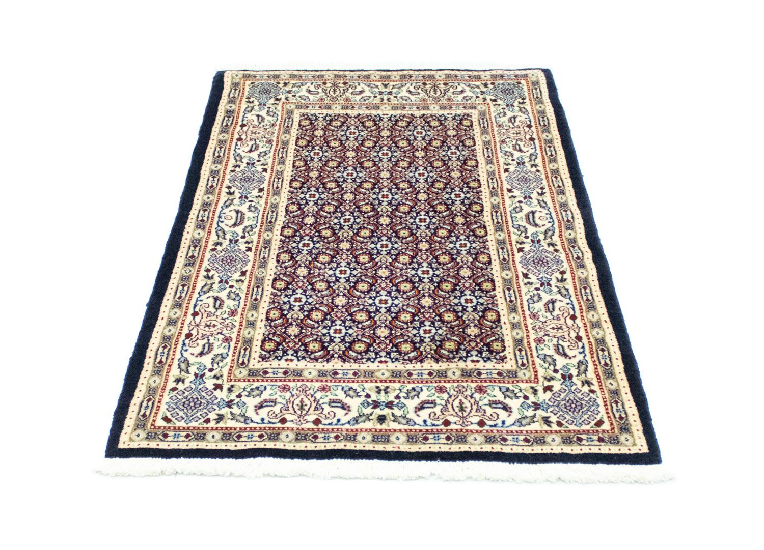Tapis persan - Classique - 128 x 78 cm - bleu