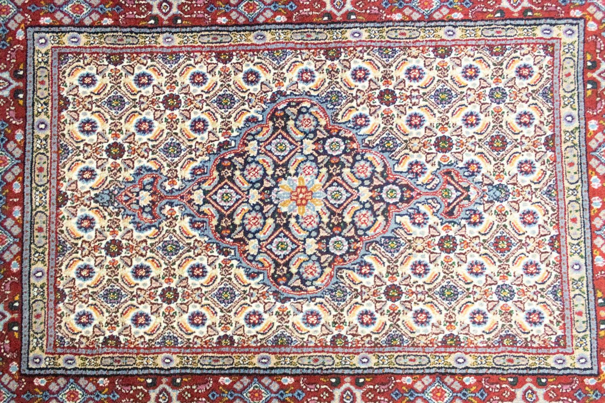 Tapis persan - Classique - 116 x 78 cm - bleu