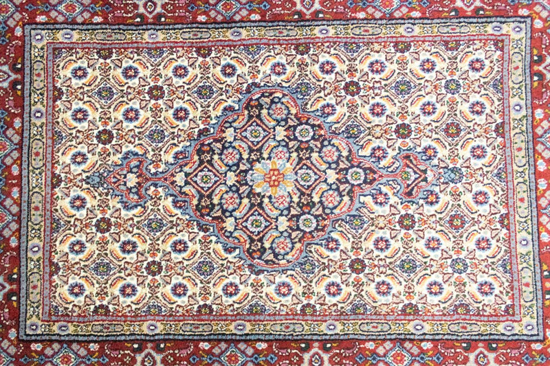 Tapis persan - Classique - 116 x 78 cm - bleu