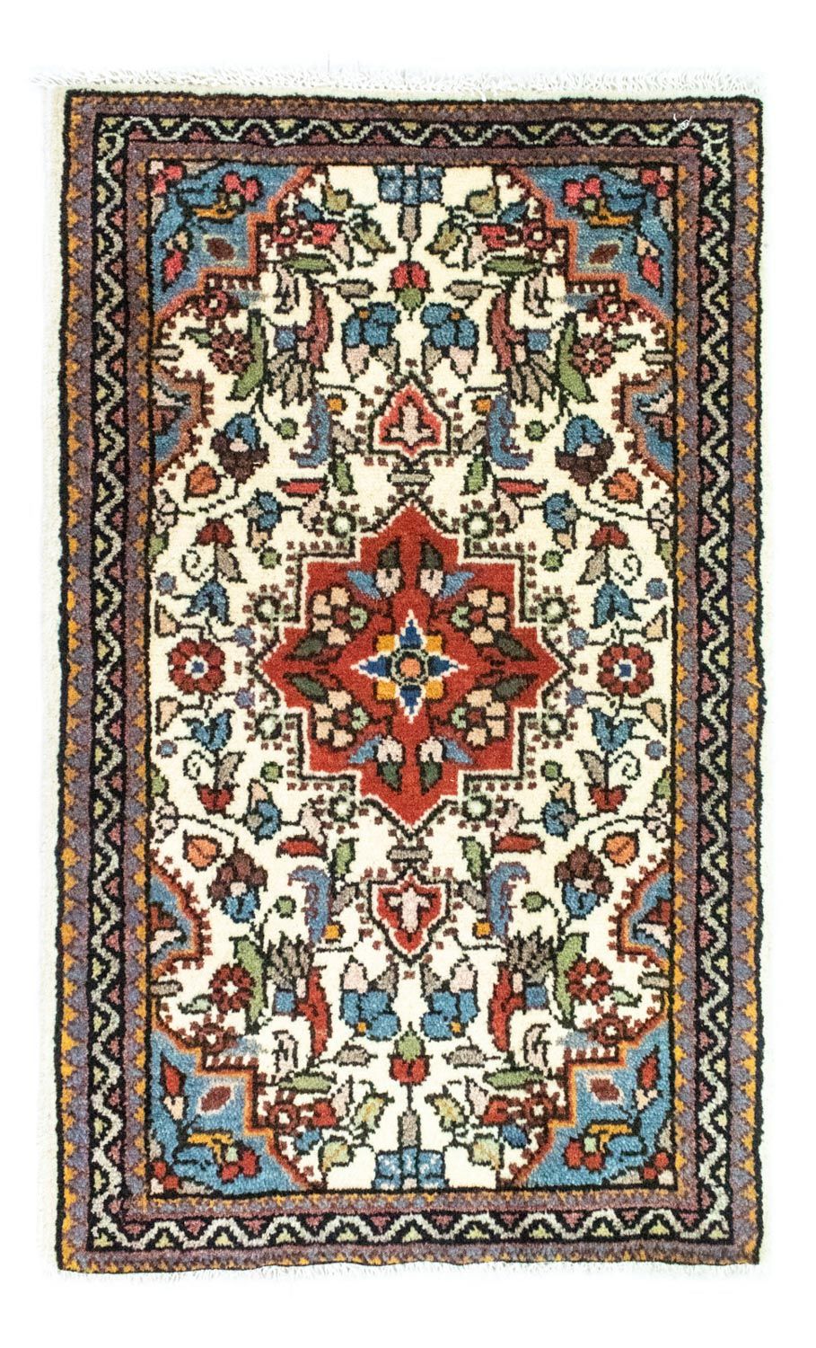 Tapis persan - Nomadic - 90 x 60 cm - beige