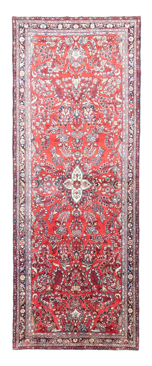 Tapis de couloir Tapis persan - Nomadic - 405 x 150 cm - rouge