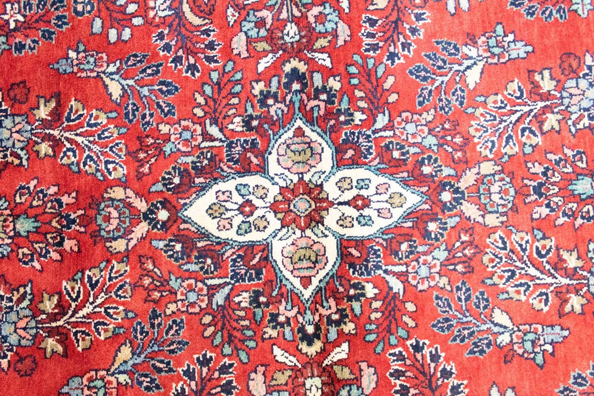 Tapis de couloir Tapis persan - Nomadic - 405 x 150 cm - rouge