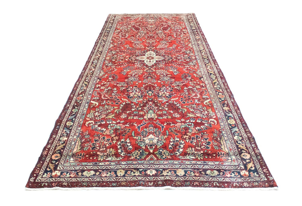 Tapis de couloir Tapis persan - Nomadic - 405 x 150 cm - rouge