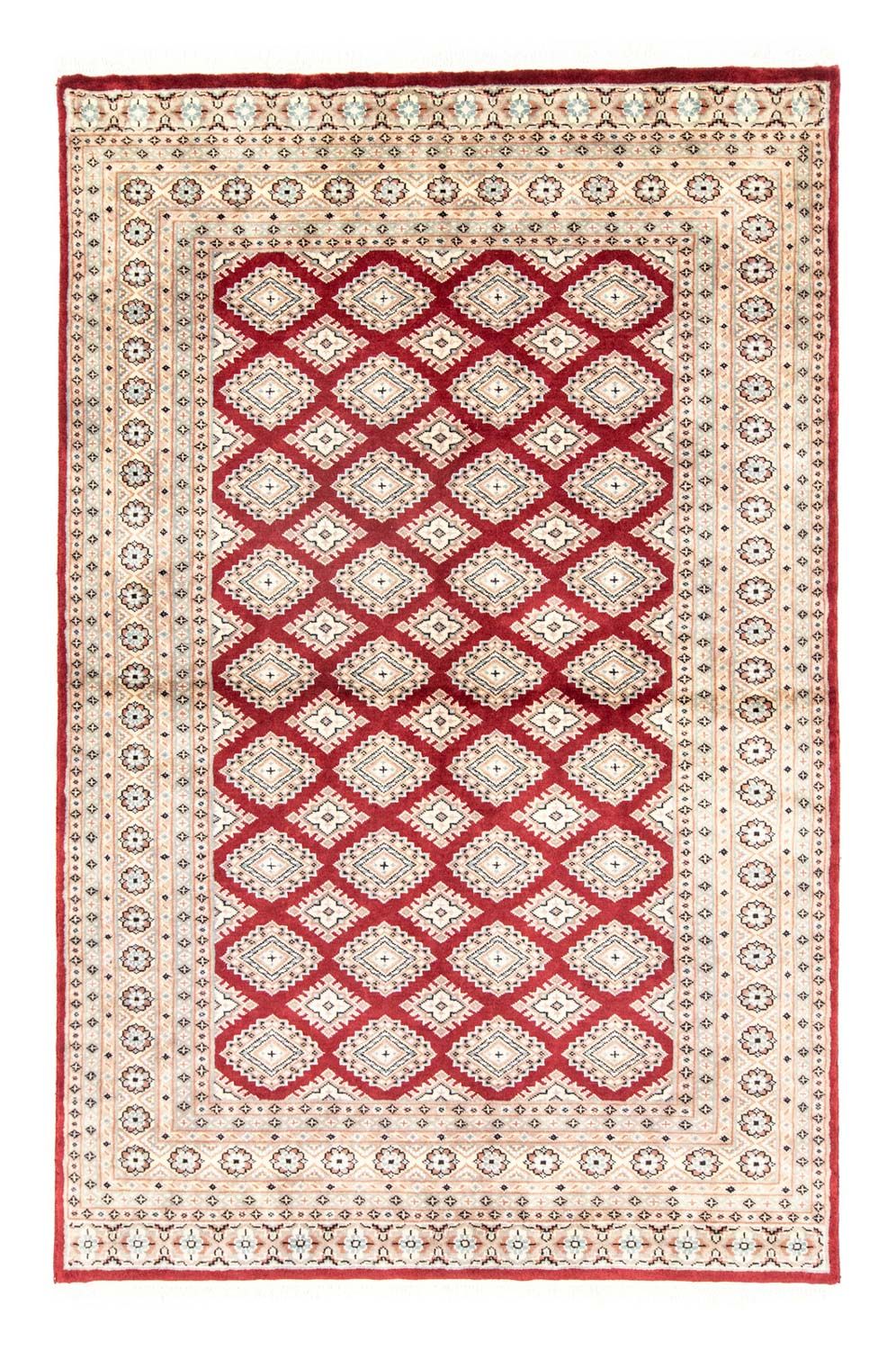 Tapis Pakistani - 198 x 136 cm - rouge