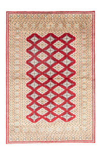 Tapis Pakistani - 207 x 143 cm - rouge