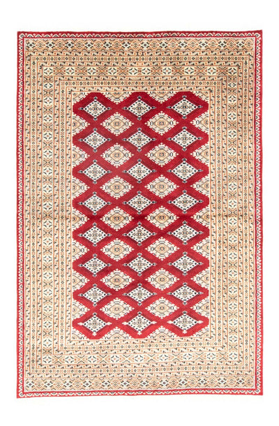Tapis Pakistani 143x207cm - Tapis oriental - rouge