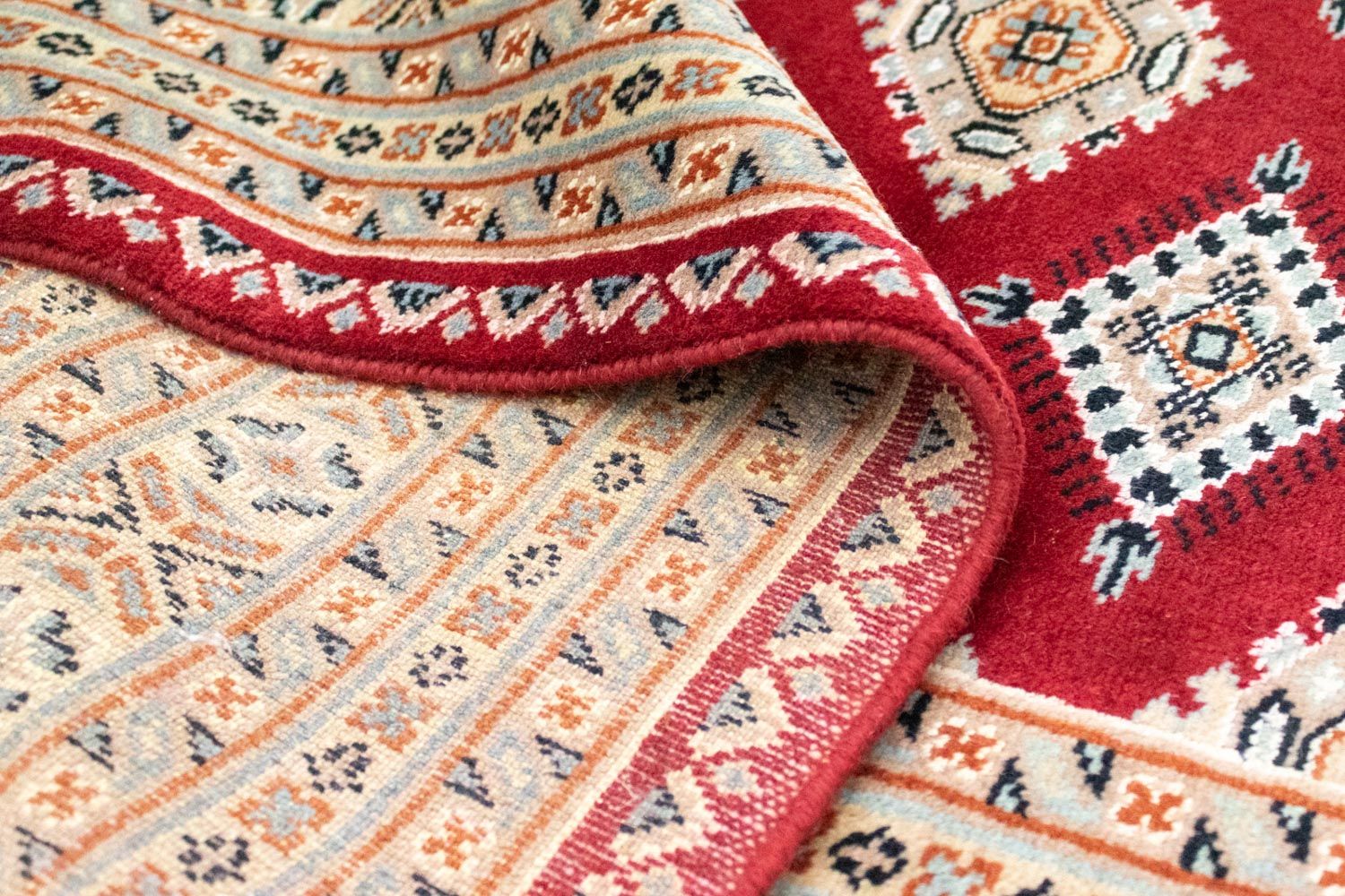 Tapis Pakistani - 207 x 143 cm - rouge