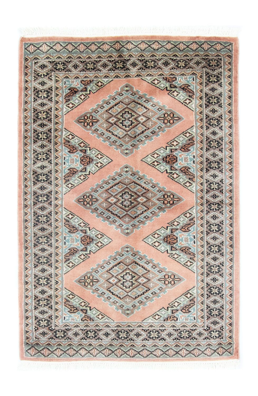 Tapis Pakistani - 119 x 81 cm - rose