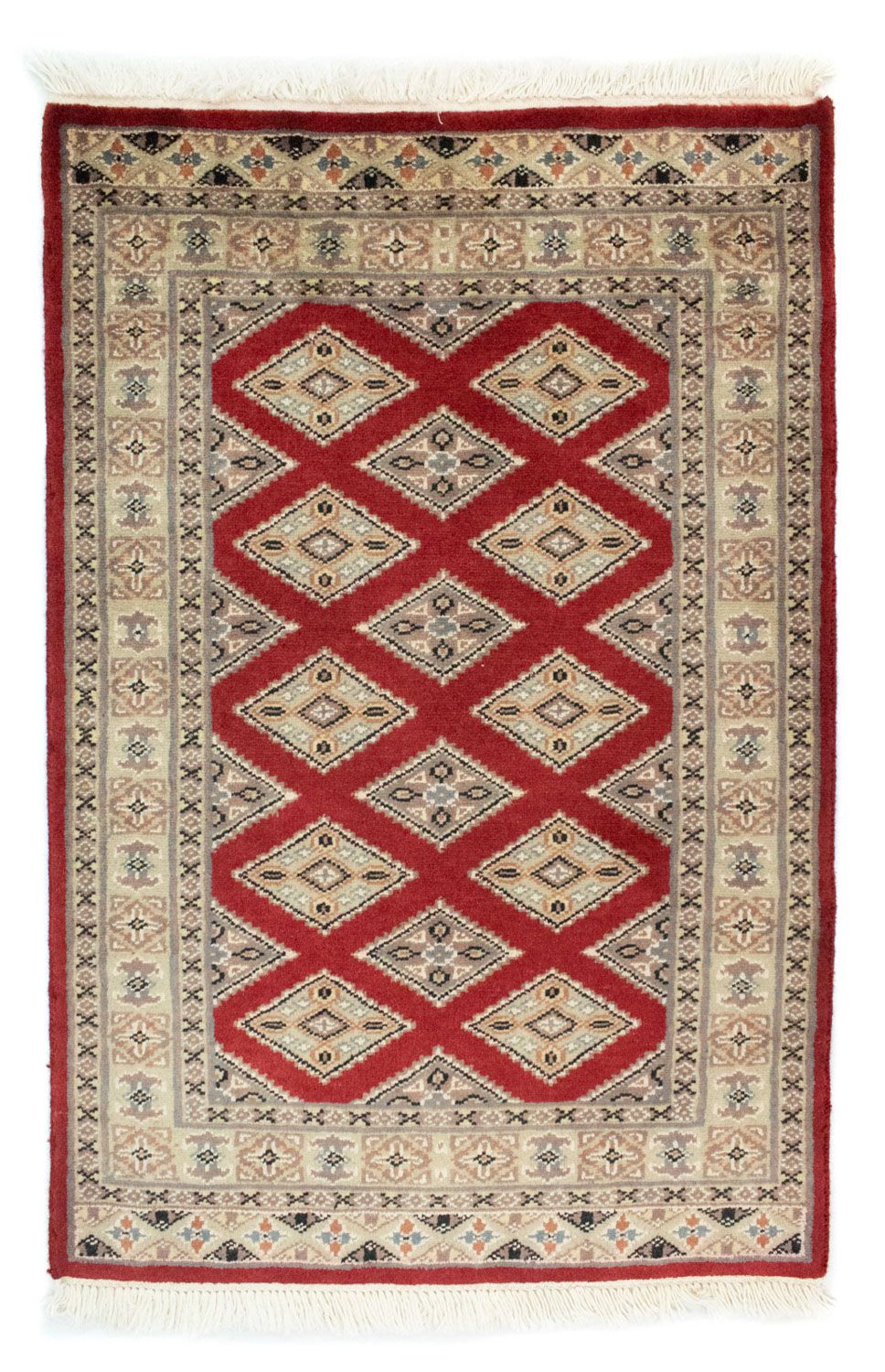 Tapis Pakistani - 93 x 62 cm - rouge
