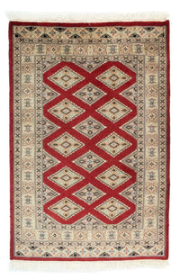 Tapis Pakistani - 93 x 62 cm - rouge